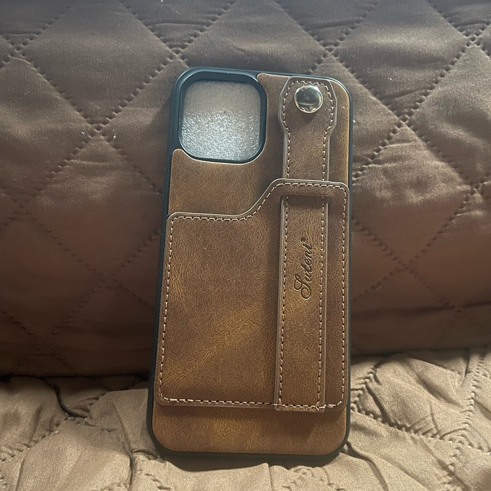 iPhone 12 Pro Max leather case